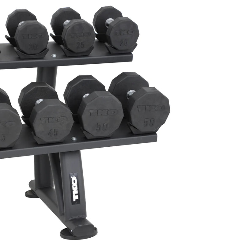 TKO 10 PAIR Dumbbell Rack with Saddles