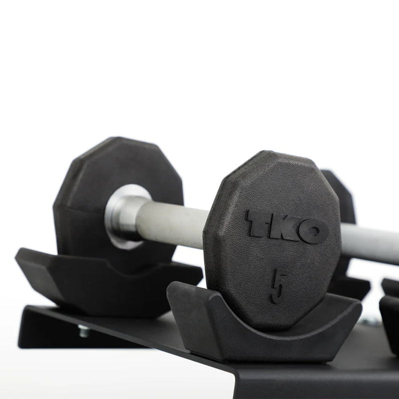 TKO 10 PAIR Dumbbell Rack with Saddles