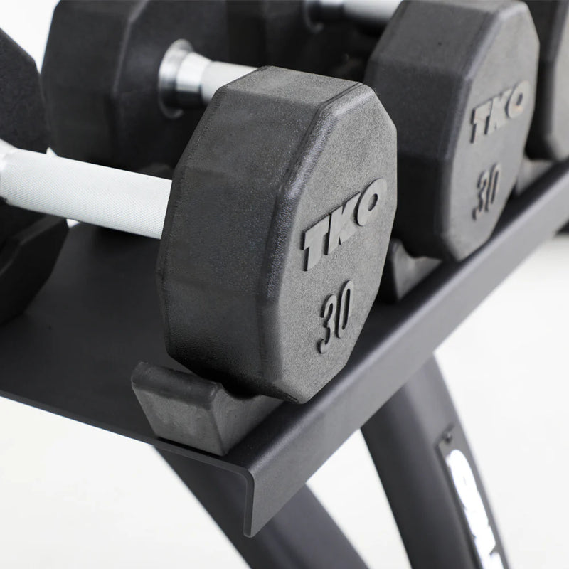 TKO 10 PAIR Dumbbell Rack with Saddles