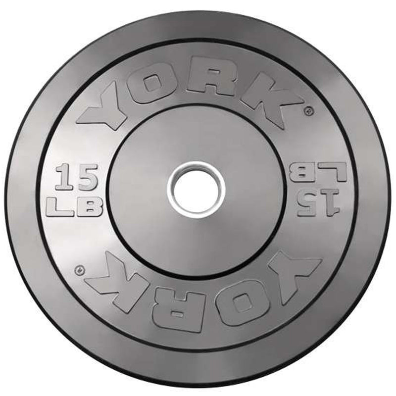 YORK Barbell Bumper Plate (Single Plate)