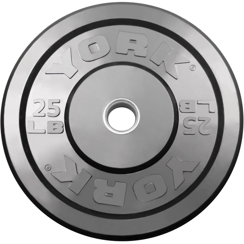 YORK Barbell Bumper Plate (Single Plate)