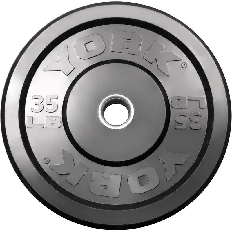 YORK Barbell Bumper Plate (Single Plate)