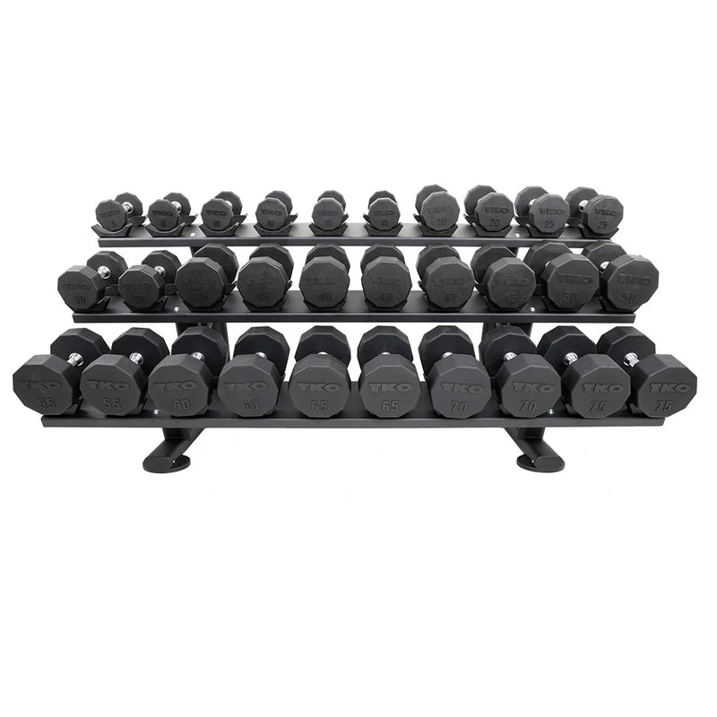 TKO 15 PAIR Signature Dumbbell Rack with Saddles
