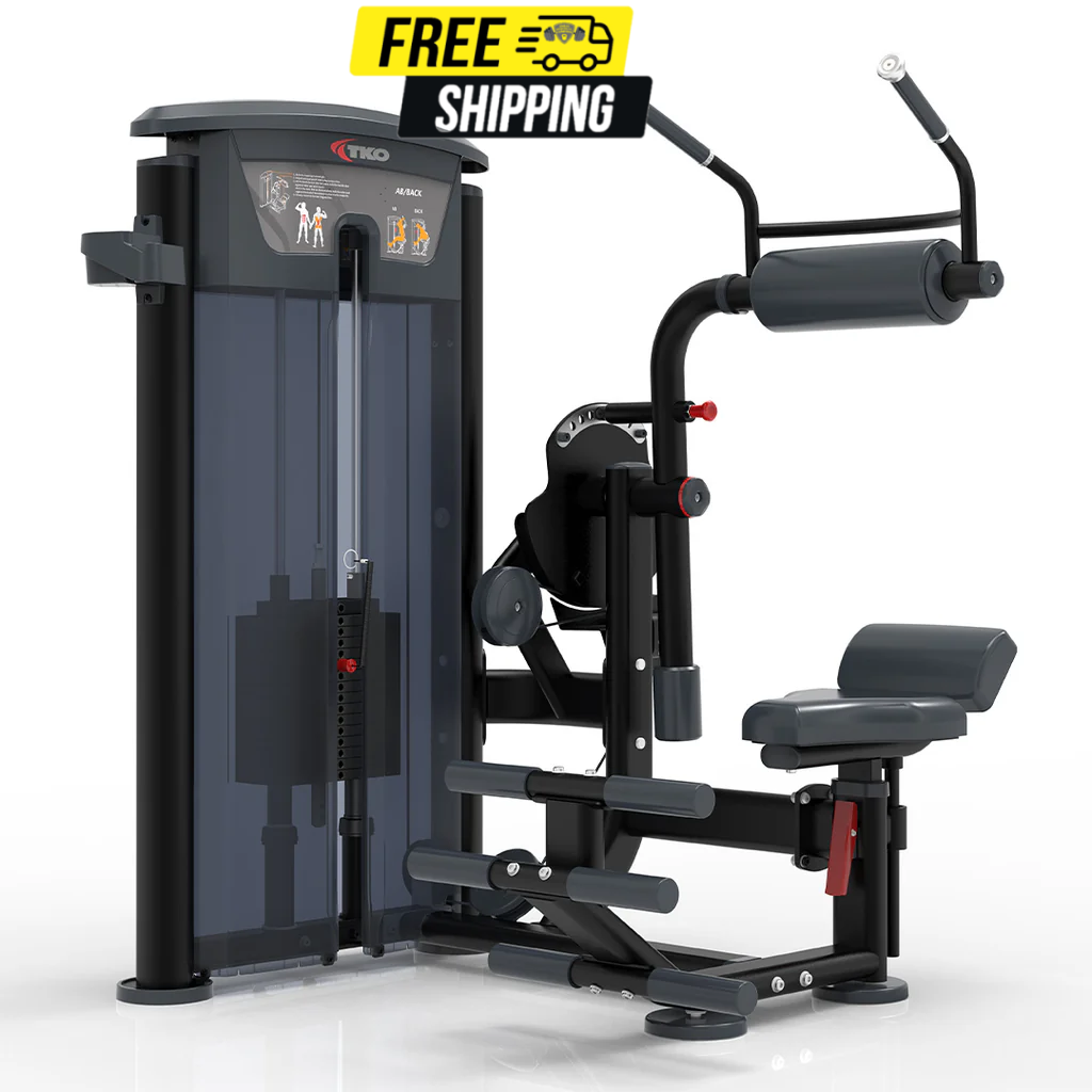 TKO Signature Series Abdominal Crunch & Back Extension Machine 7064-G2 ...