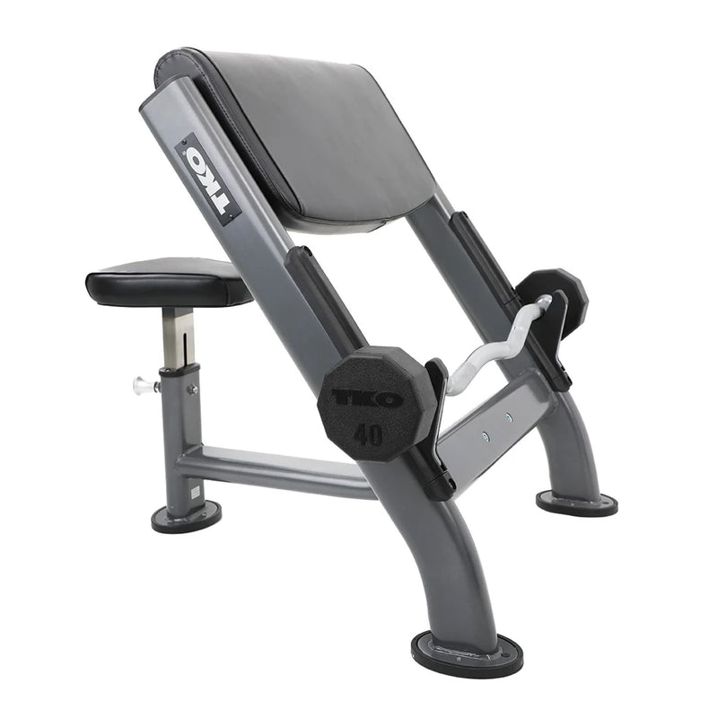 TKO Seated Preacher Curl Bench