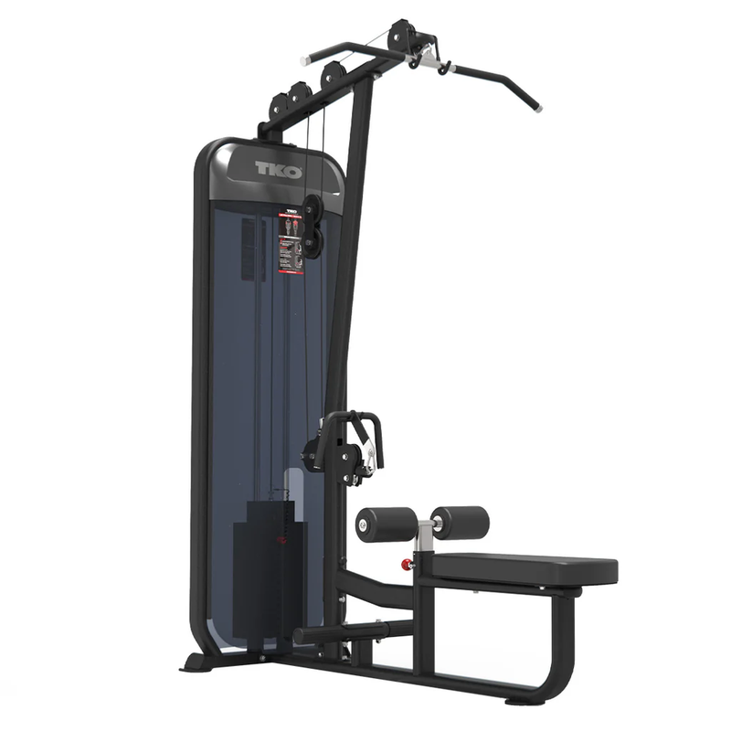 TKO Achieve Dual Lat Pulldown & Seated Row Machine 8801-BK