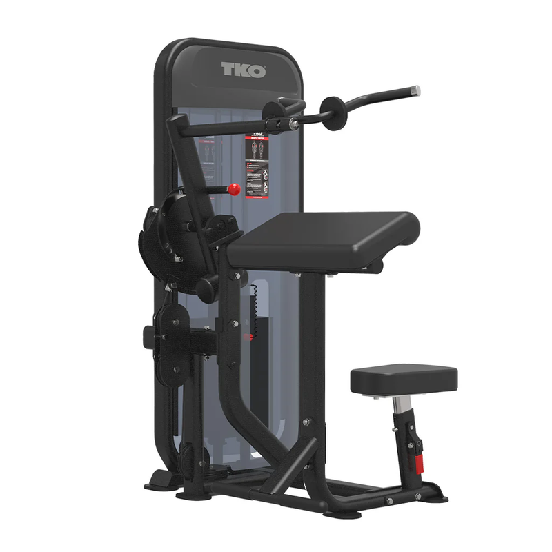 TKO Achieve Dual Bicep Curl & Tricep Extension Machine 8803-BK