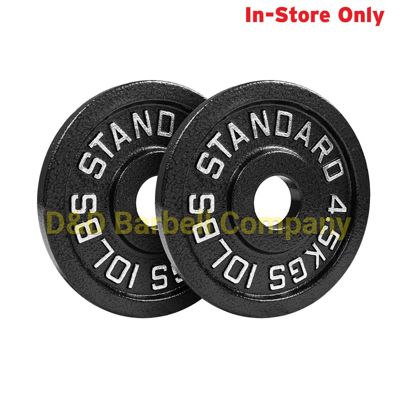 Steel Olympic Cast Iron Plates (Sold in Pairs)