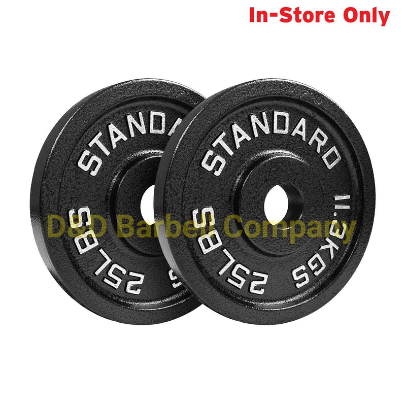 Steel Olympic Cast Iron Plates (Sold in Pairs)