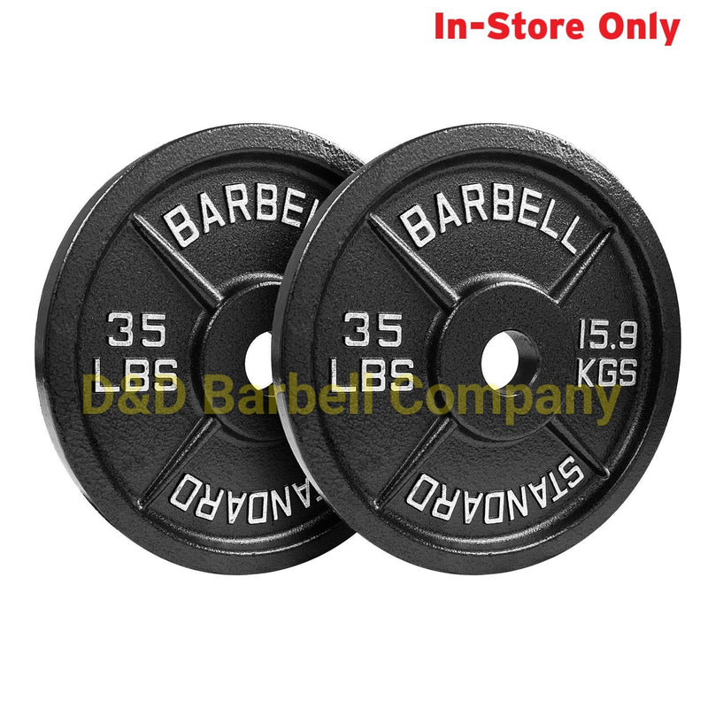 Steel Olympic Cast Iron Plates (Sold in Pairs)