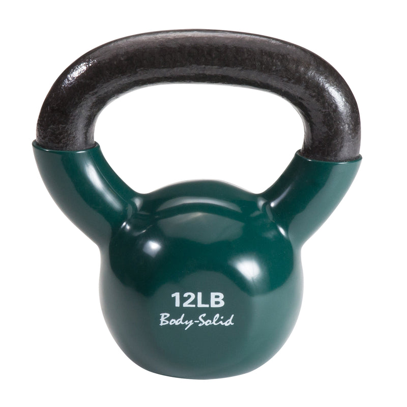 Body-Solid Tools Vinyl Dipped Training Kettlebells KBV