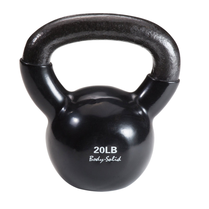 Body-Solid Tools Vinyl Dipped Training Kettlebells KBV