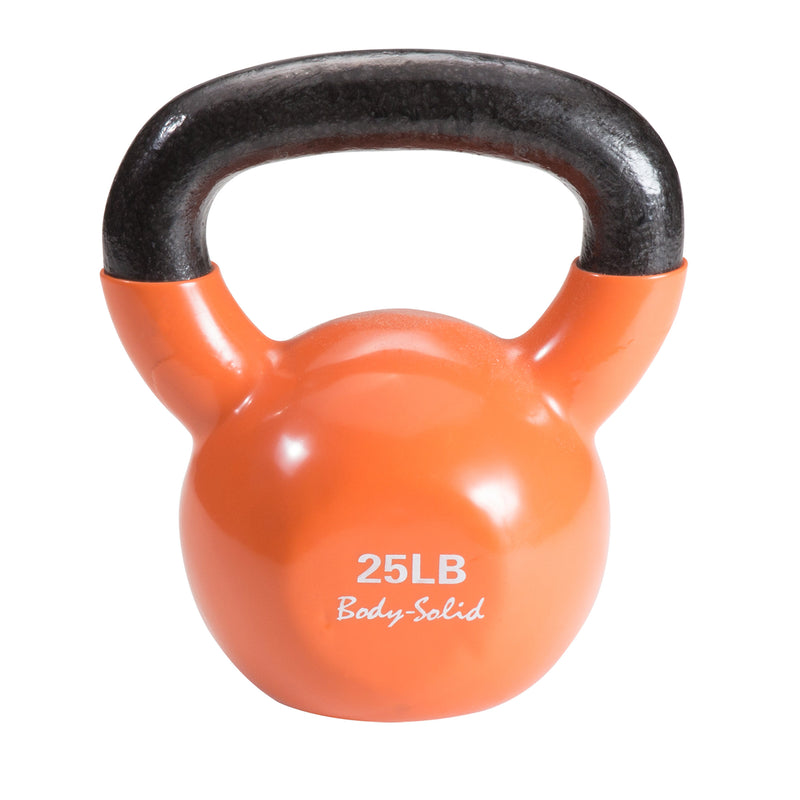 Body-Solid Tools Vinyl Dipped Training Kettlebells KBV