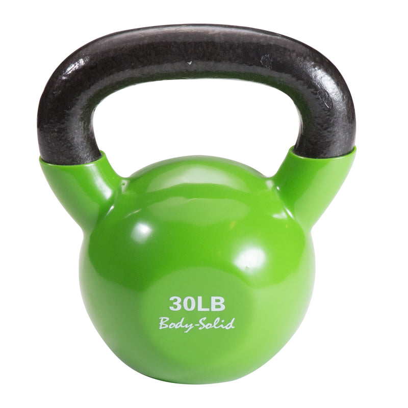 Body-Solid Tools Vinyl Dipped Training Kettlebells KBV