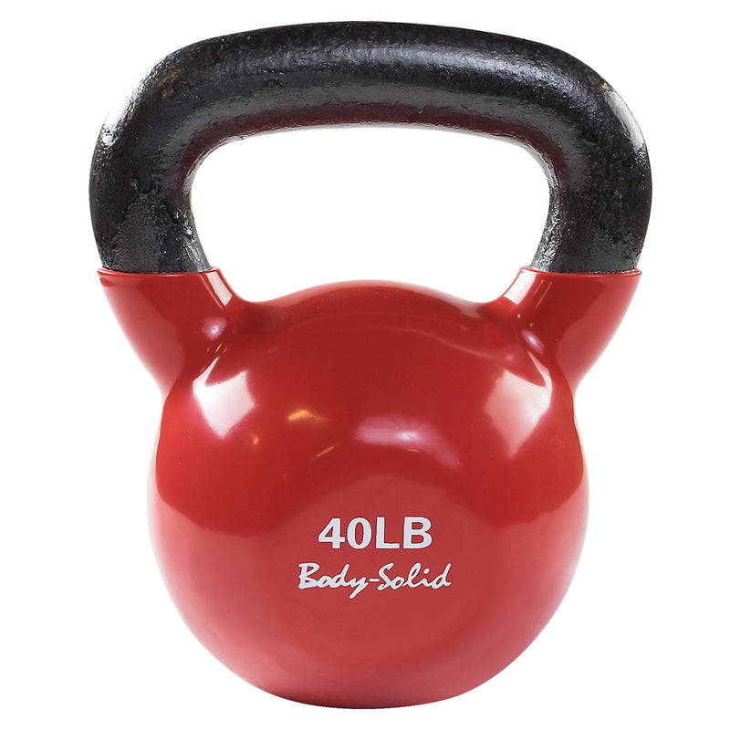 Body-Solid Tools Vinyl Dipped Training Kettlebells KBV