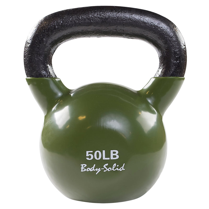 Body-Solid Tools Vinyl Dipped Training Kettlebells KBV
