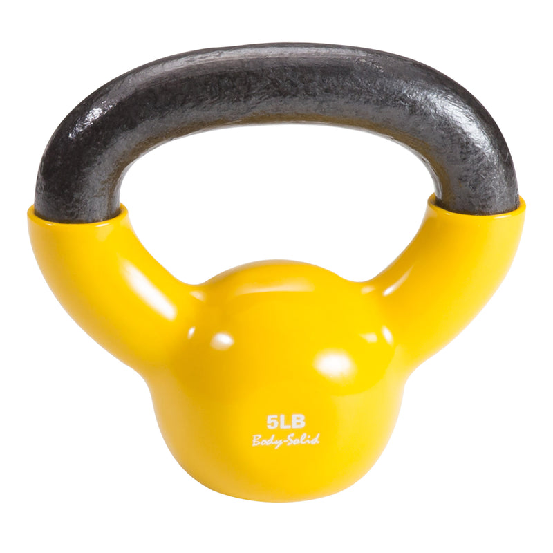 Body-Solid Tools Vinyl Dipped Training Kettlebells KBV