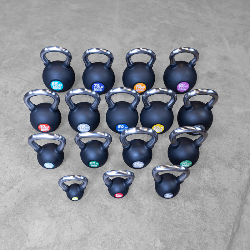 Body-Solid Tools Premium Chrome Handle Training Kettlebells KBZ