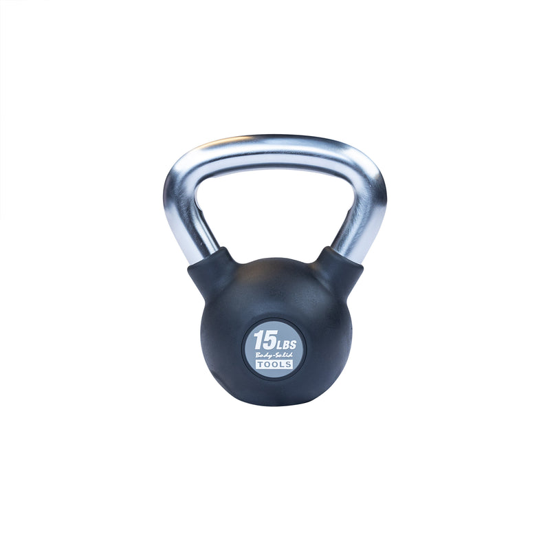 Body-Solid Tools Premium Chrome Handle Training Kettlebells KBZ
