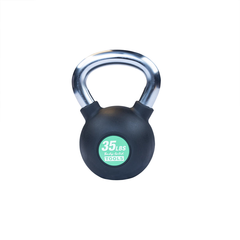 Body-Solid Tools Premium Chrome Handle Training Kettlebells KBZ