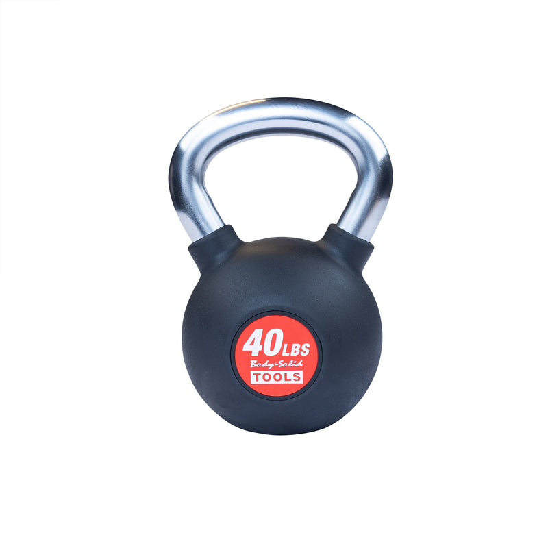 Body-Solid Tools Premium Chrome Handle Training Kettlebells KBZ