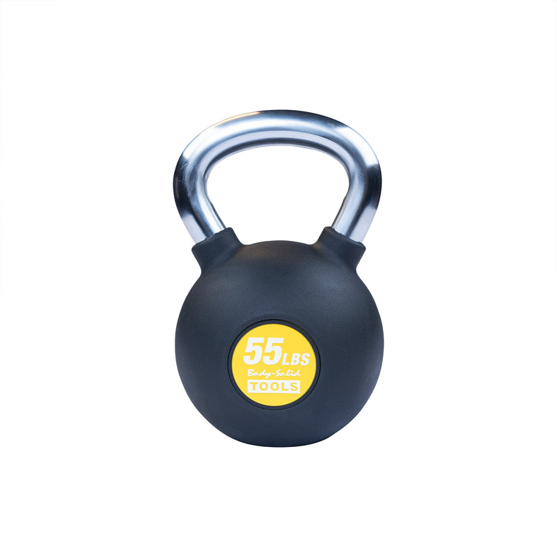Body-Solid Tools Premium Chrome Handle Training Kettlebells KBZ