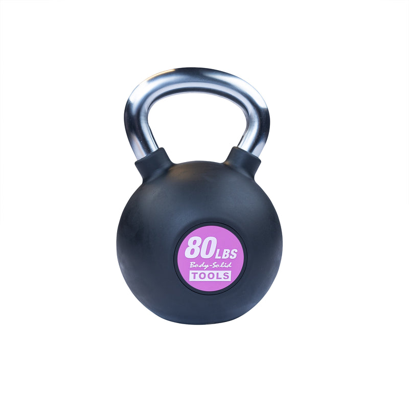 Body-Solid Tools Premium Chrome Handle Training Kettlebells KBZ