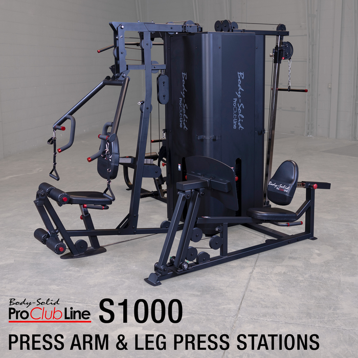 Body-Solid Pro Clubline S1000 Four Stack Gym