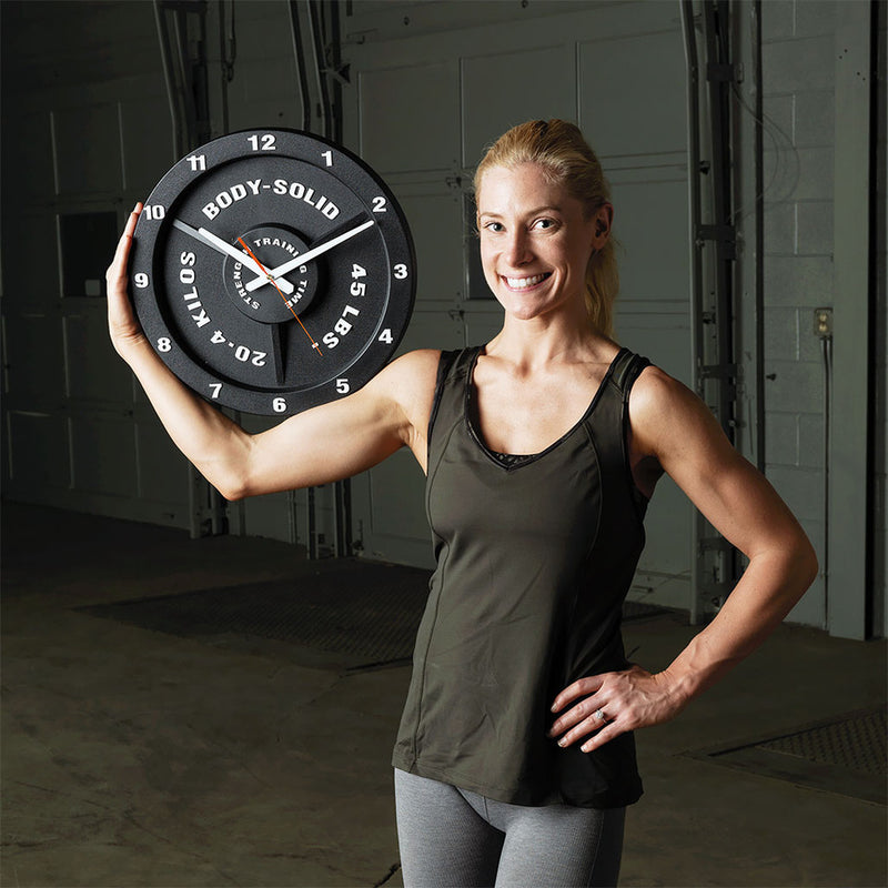 Body Solid Weight Plate Wall Clock STT45