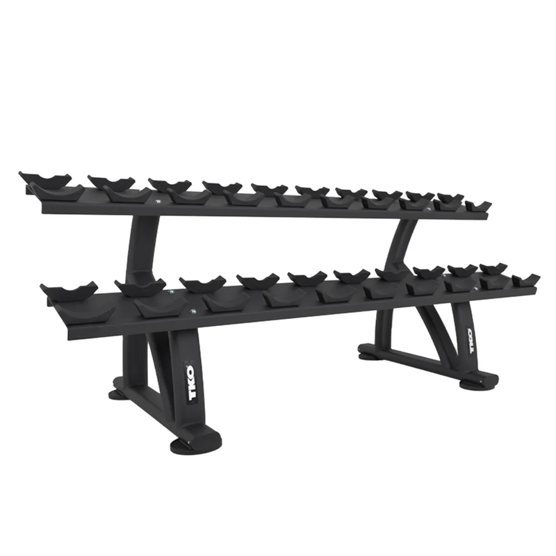 TKO 10 PAIR Dumbbell Rack with Saddles