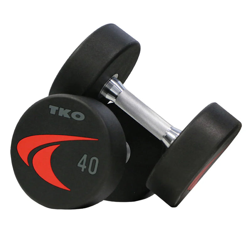 TKO Signature Round Urethane Dumbbell Set