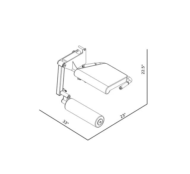 Leg Extension/Curl Seat Attachment MX1175