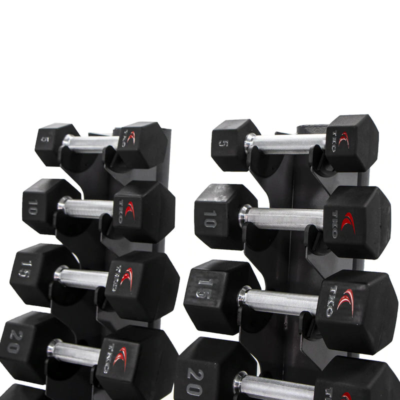 TKO 10 Pair Vertical Dumbbell Rack
