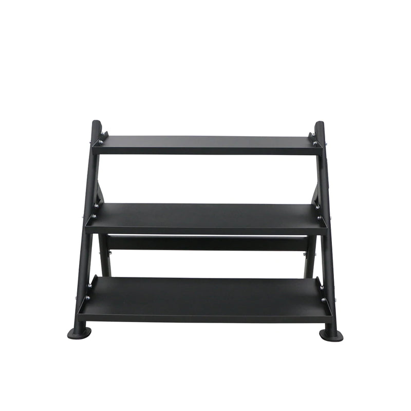TKO 3-Tier Horizontal Dumbbell Shelf Rack