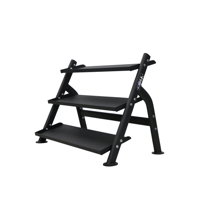 TKO 3-Tier Horizontal Dumbbell Shelf Rack