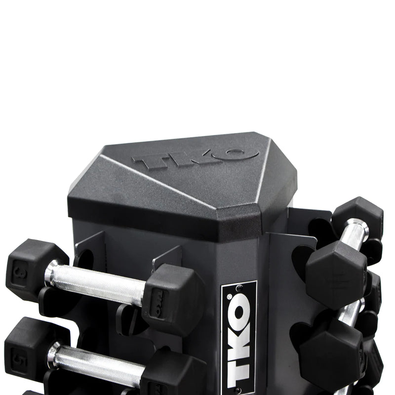 TKO 8 Pair Vertical Dumbbell Rack