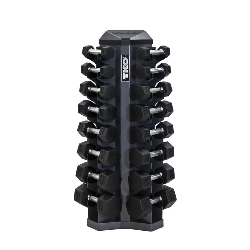 TKO 8 Pair Vertical Dumbbell Rack