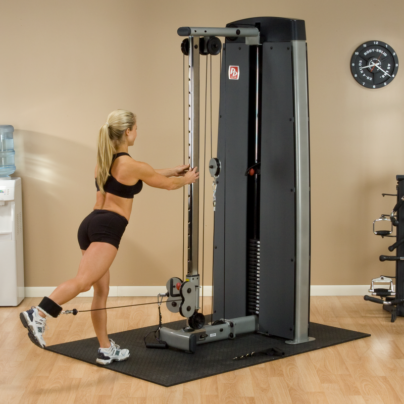 Pro Dual Freestanding Cable Column Machine DPCC-SF