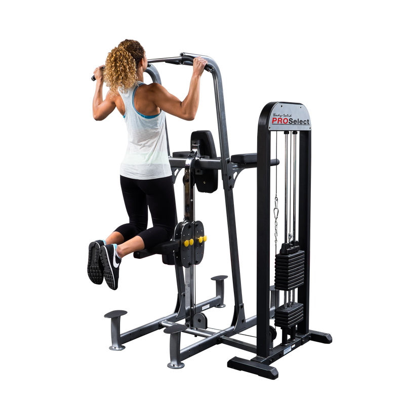 PROSelect by Body Solid Weight Assisted Chin & Dip Machine FCD-STK