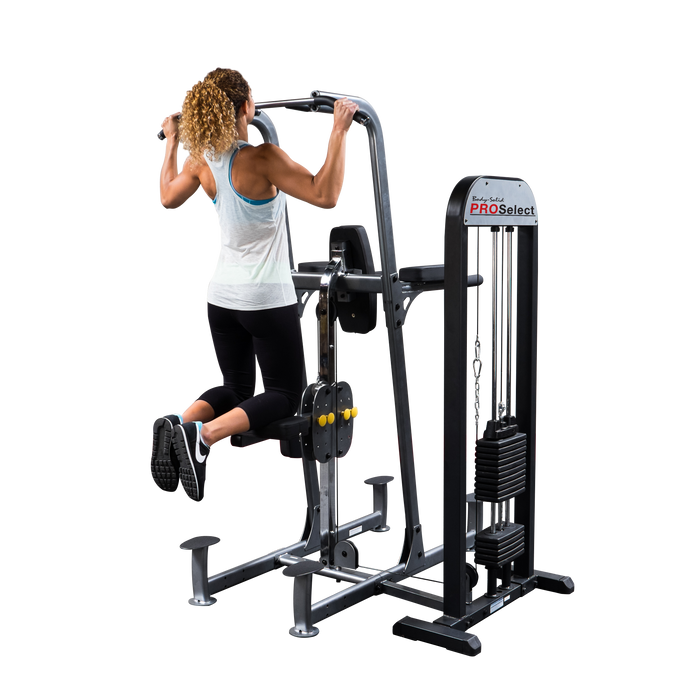PROSelect by Body Solid Weight Assisted Chin & Dip Machine FCD-STK