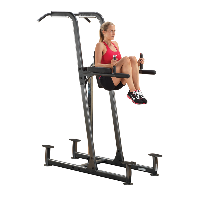 Body-Solid Fusion Vertical VKR Vertical Knee Raise, Dip, Pull-Up, Chin-Up FCD