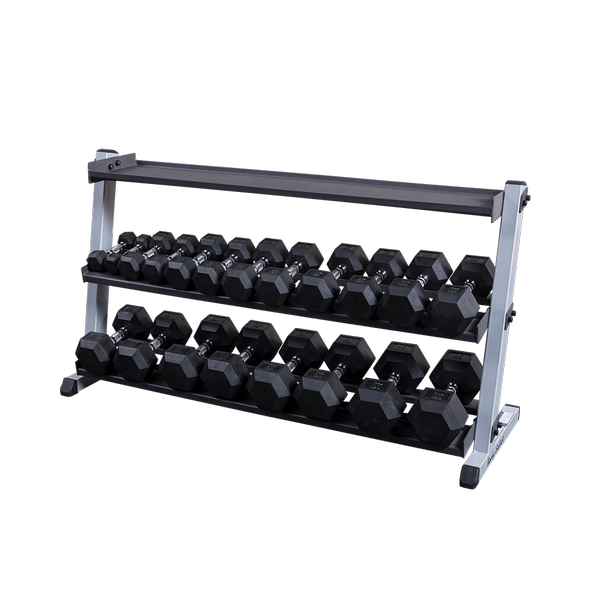 Body-Solid Pro Dumbbell Rack (includes third shelf) GDR60