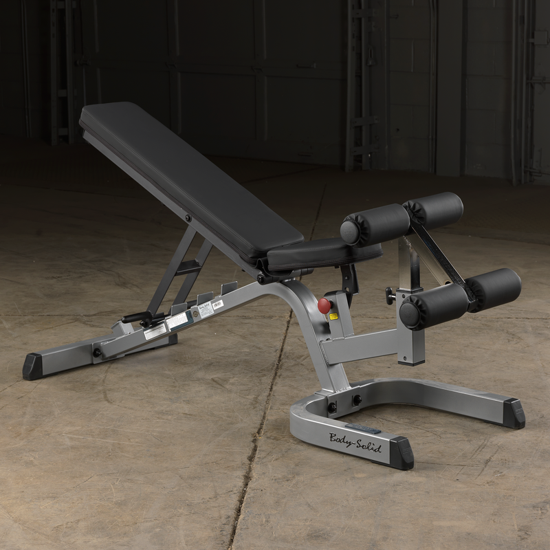 Body-Solid Heavy Duty Flat Incline Decline Bench GFID71B