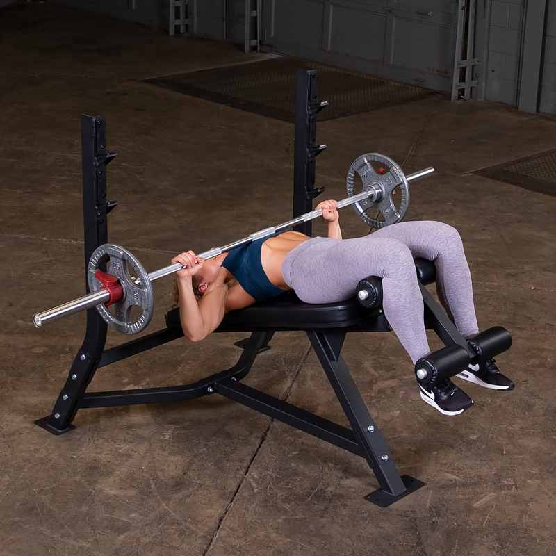 Body-Solid Pro Clubline Decline Olympic Bench SODB250