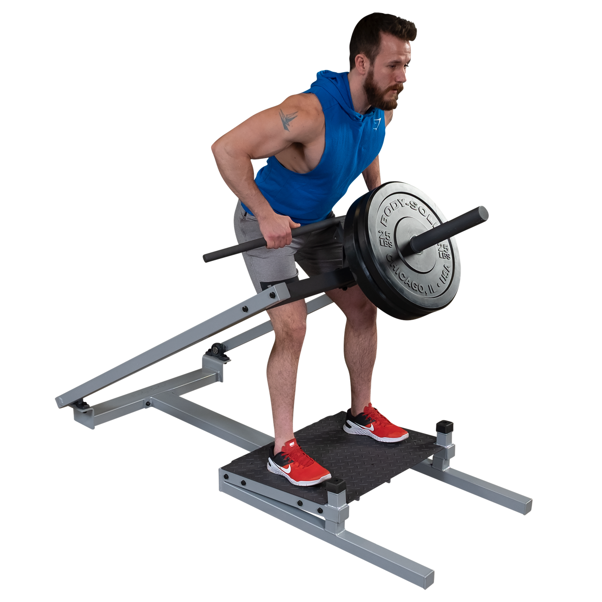 Barble Rowing Machine Body-Solid Pro Clubline T-Bar Row Machine STBR500 — D&D Barbell Company