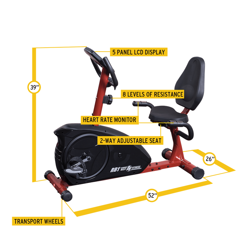 Best Fitness BFRB1 Recumbent Bike