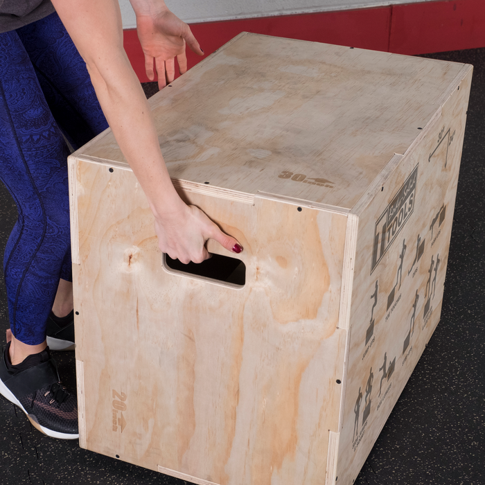 Body-Solid Tools 3 in 1 Wooden Plyo Box BSTWPBOX